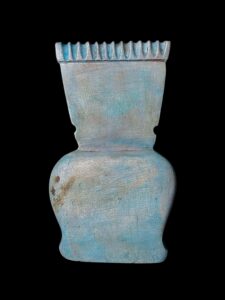 Manifest Handmade Goddess Hathor Statuette, winged Scarab symbol for protection - Image 4