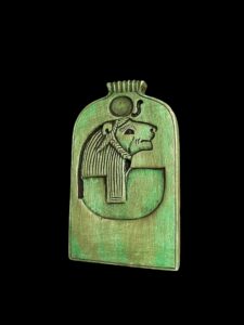 Lioness Goddess Tefnut carved made in Egypt - Image 4