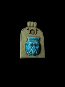 Hand-Carved God Bes Amulet Pendant: Unique Egyptian Necklace - Image 4