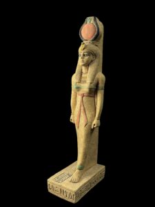 Manifest Handmade Goddess Hathor Statuette , Statue for the Egyptian Goddess Venus - Image 4