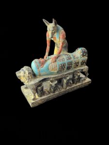inspired God Anubis Statue , Natural Stone , Home Décor statues , Ancient Egyptian Mythology Collectible - Image 5