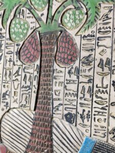 Ancient Egyptian Relief: Pashedu Kissing Earth Under Palm Tree - Image 5