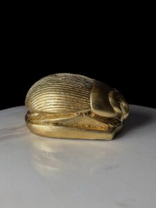 Rare Antique Scarab Statue: Ram of Amun-Re Transformed Form - Image 5