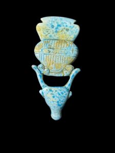 Goddess Hathor Statue: Egyptian Cow Goddess Head - Image 5