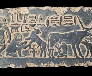 Goddess Hathor Temple Relief: Egyptian Art - Image 5