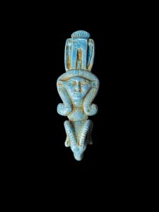 Goddess Hathor with Ram head God Khnum made in Egypt - Image 5