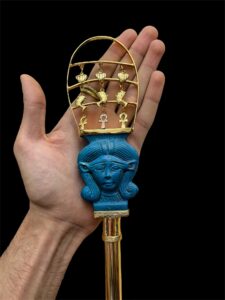 Goddess Hathor Sistrum: Ancient Egyptian Musical Instrument - Image 5
