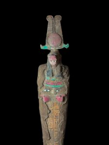 Egyptian God Sobek Statue: Crocodile God with Eye of Horus - Image 5