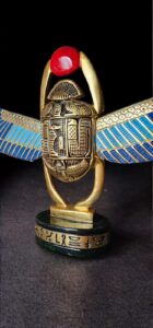 Egyptian Winged Scarab with God Anubis symbol - Image 5