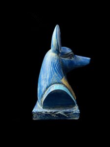 Egyptian God Anubis Stone Statue - Handmade Ancient Egypt Decor - Image 5