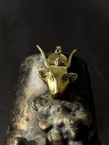 Goddess Hathor Amulet - Authentic Egyptian Craftsmanship - Spiritual Protection & Empowerment - Hathor pendant necklace. - Image 5