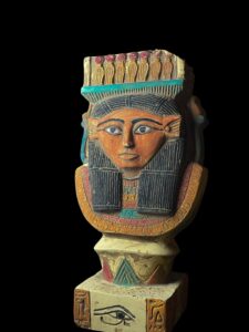 Large Goddess Hathor Statuette, Statue for the Egyptian Goddess Venus - Image 5