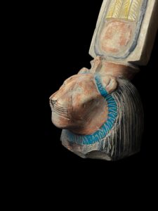 Goddess Sekhmet statue made in Egypt from stone - Image 5