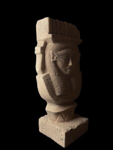 Large Goddess Hathor Statuette, Statue for the Egyptian Goddess Venus - Image 5