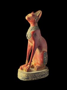 Egyptian Cat Goddess Bastet Statue: Ancient Art Figurine - Image 5