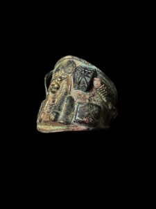 Vintage Bronze Goddess Sekhmet Bracelet - Image 5