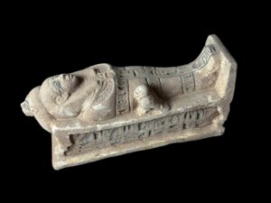 Egyptian Sarcophagus Replica: Ancient Egypt Artifact, Home Decor Statue - Image 5