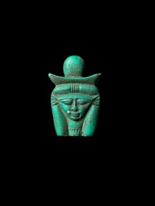 Goddess Hathor Amulet - Authentic Egyptian Craftsmanship - Spiritual Protection & Empowerment - Hathor pendant necklace. - Image 5