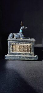 Basalt Stone Anubis Statue: Egyptian God of Afterlife - Image 5