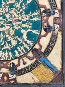 Egyptian Dendera wall symbols, Dendera Zodiac - Replica. ZODIAC OF DENDERA, Ancient Egyptian Temples, Ancient Egyptian Astronomical Symbols. - Image 5