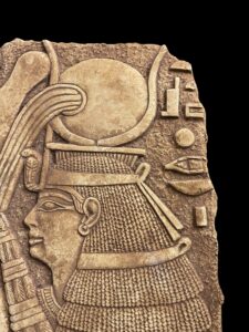 Relief of Osiris and Isis , Goddess isis and God Osiris famous relief made of Natural stone - Image 5