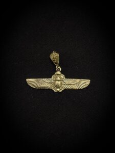 Egyptian Scarab Wings Pendant Necklace: Good Luck Charm - Image 5