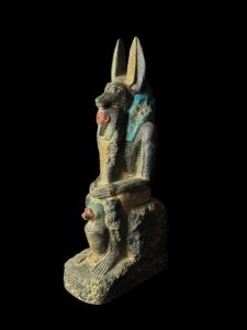 inspired God Anubis Statue , Natural Stone , Home Décor statues , Ancient Egyptian Mythology Collectible - Image 5