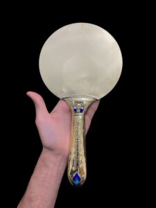 Goddess Hathor Mirror, Ancient Egyptian Mirror of Hathor , Ancient Egyptian religious artifacts, Mirror museum collections. - Image 5