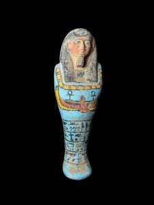 Hand Carved Stone Ushabti Statue: Egyptian Replica Artifact - Image 5
