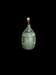 Egyptian Scarab pendant necklace, The decorative Good luck scarab in Ancient Egypt. - Image 5