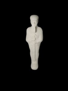 Handcrafted God Ptah Statue: Rose & Black Granite Egyptian Replica - Image 5