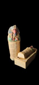The Egyptian King Tutankhamun's coffin, The Egyptian Tutankhamun statue - Image 5