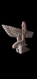 Vintage Goddess Isis statue, unique Isis goddess Statue. - Image 5