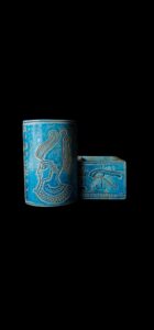 Egyptian Jewelry Box: Pharaonic Osiris & Scarab Design - Image 5