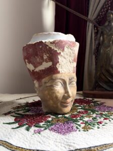 Queen Hatshepsut head made of Solid stone, Rare replica for Hatshepsut sculpture - Image 5