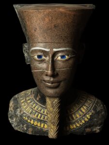 King Mentuhotep Head Statue: Egyptian Replica Artifact - Image 5