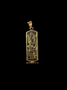 Egyptian God Amun pendant, Museum replica for God Amun, Amun-Ra, the Creator god. - Image 5