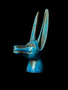 Egyptian God Anubis Bust: Afterlife Altar Statue - Image 5
