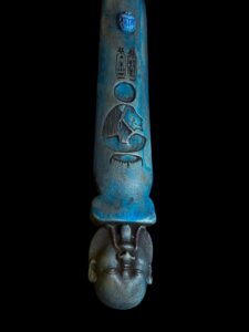 Hand-Carved God Bes Statue: Egyptian Art Home Decor - Image 5