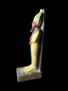 Basalt Egyptian God Osiris Statue: Unique Osiris Statuette - Image 5