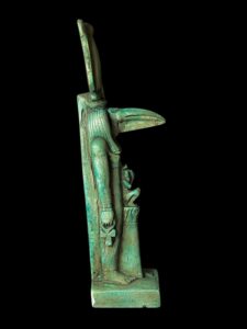 God Thoth with God Horus holding key of life - Image 5