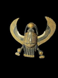Egyptian Winged Scarab with God Anubis symbol for wall hanging decors - Image 5
