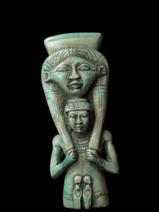 Handmade Goddess Hathor Statuette , Statue for the Egyptian Goddess Venus - Image 5