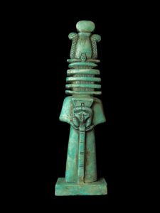 Egyptian Djed pillar of God Osiris with Goddess Hathor - Image 5