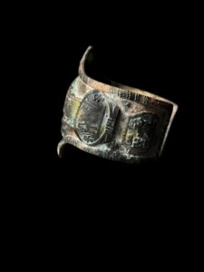 Vintage Bronze Goddess Sekhmet Bracelet - Image 5