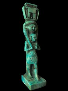 Handmade Goddess Hathor Statuette , Statue for the Egyptian Goddess Venus - Image 5