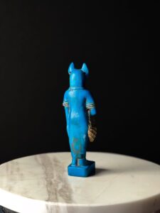 Porcelain Bastet Cat Statue: Ancient Egyptian Goddess Decor - Image 5