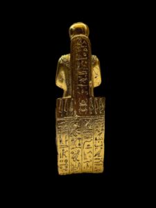 God Ptah Statue: Rose & Black Granite Replica, Egyptian Decor - Image 5