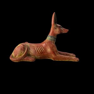 Basalt Stone Anubis Statue: Egyptian God of Afterlife - Image 5