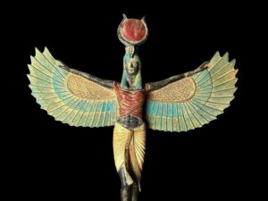 colorful Goddess Isis statue, unique Isis goddess Statue. - Image 5